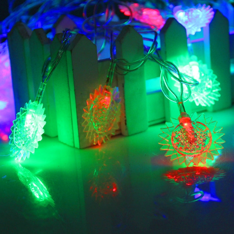 4m Water Resistant RGB Modeling String Light, 20 LEDs Sunflower Without End Joint and Controller, AC 110V-220V(Colorful Light)