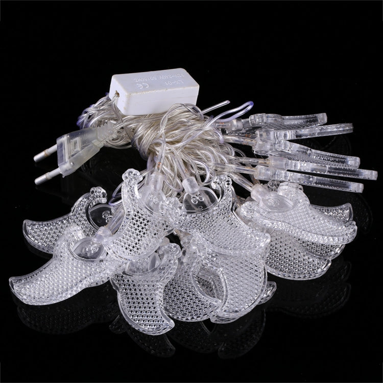 4m Water Resistant RGB Modeling String Light, 20 LEDs Transparent Ghost Without End Joint and Controller, AC 110V-220V(Colorful Light)