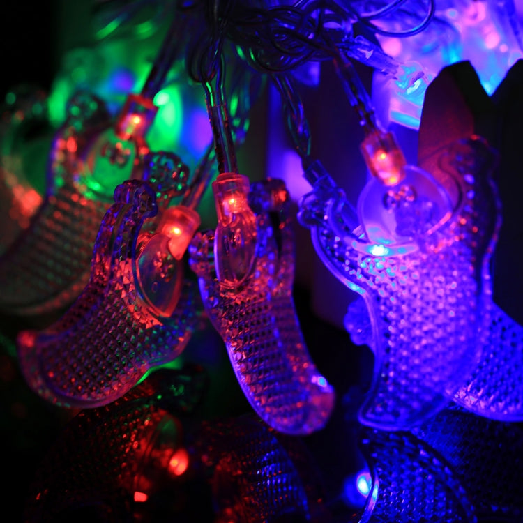 4m Water Resistant RGB Modeling String Light, 20 LEDs Transparent Ghost Without End Joint and Controller, AC 110V-220V(Colorful Light)
