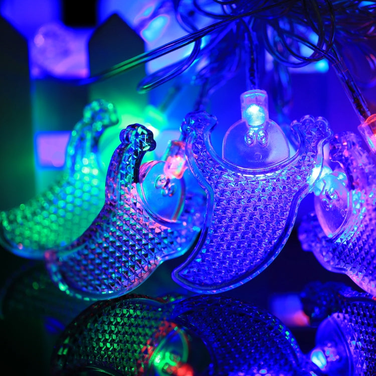 4m Water Resistant RGB Modeling String Light, 20 LEDs Transparent Ghost Without End Joint and Controller, AC 110V-220V(Colorful Light)