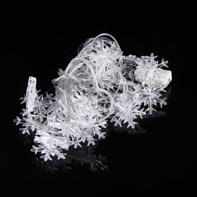 4m Water Resistant  RGB Modeling String Lights , 20 LEDs Little Snowflake Without End Joint and Controller, AC 110V-220V(Colorful Light)