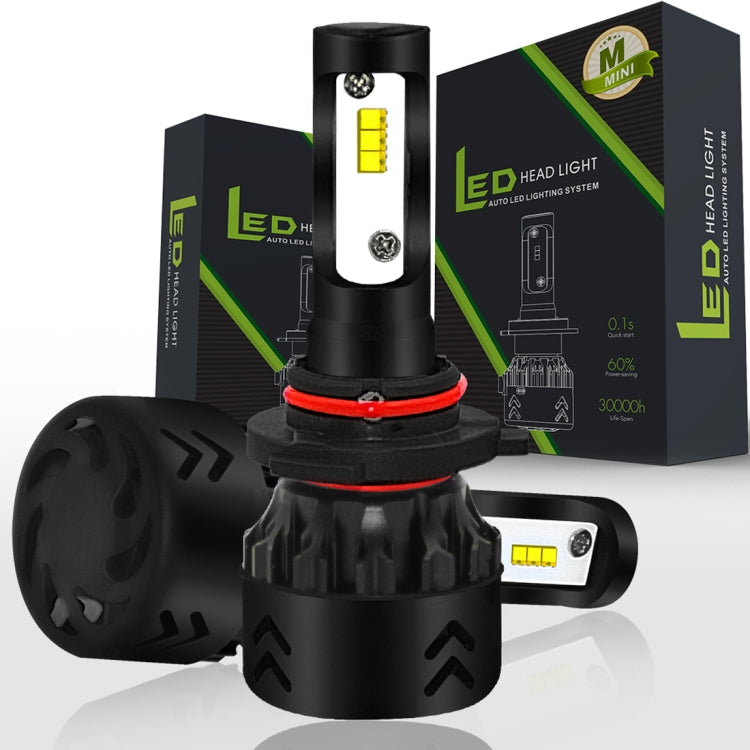 2 PCS Auto Car HB3/9005/H10 24W 2200LM 6000K Pure White High-power Lamp Beads LED Headlight Bulbs Conversion Kit, DC 9-36V