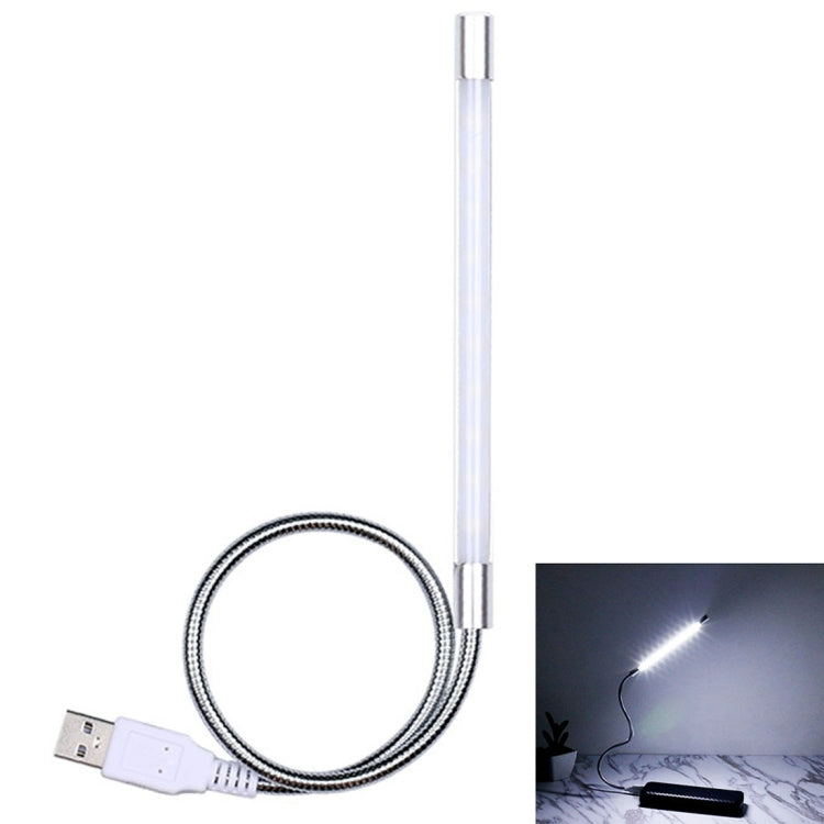 Sunshine T10 Touch Switch Stepless Dimming Flexible LED Reading Light, 10 LEDs USB Powered Night Light