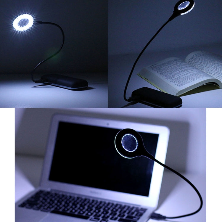Sunshine S18 Flexible LED Reading Light with Magnifier, 18 LEDs Portable USB Powered Night Light