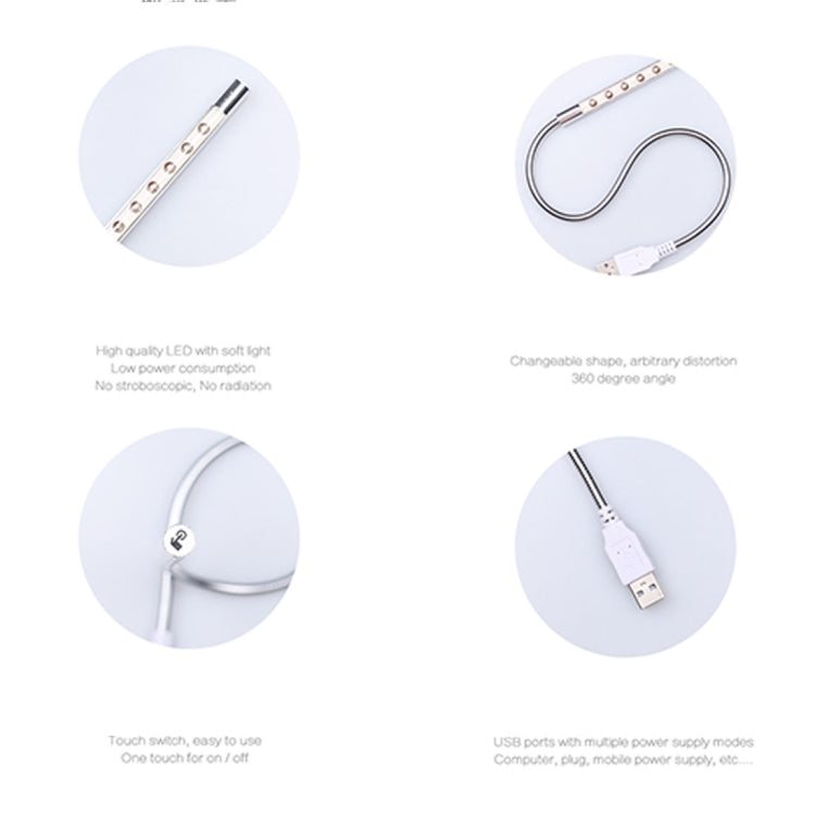 Sunshine S10 Touch Switch Flexible LED Reading Light