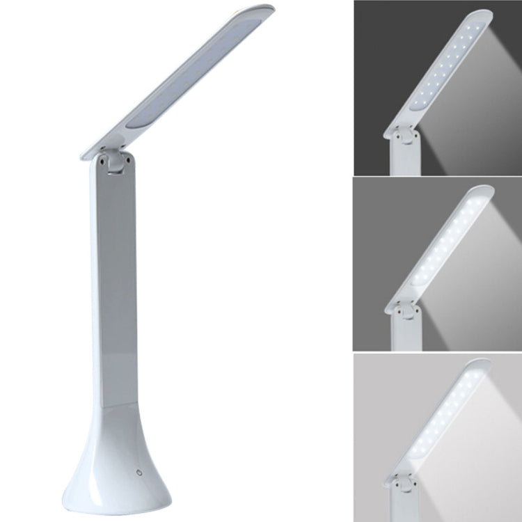 Sunshine D-002 Touch Switch Adjust Brightness LED Desk Lamp, Portable Eye-protection LED Night Light(White)