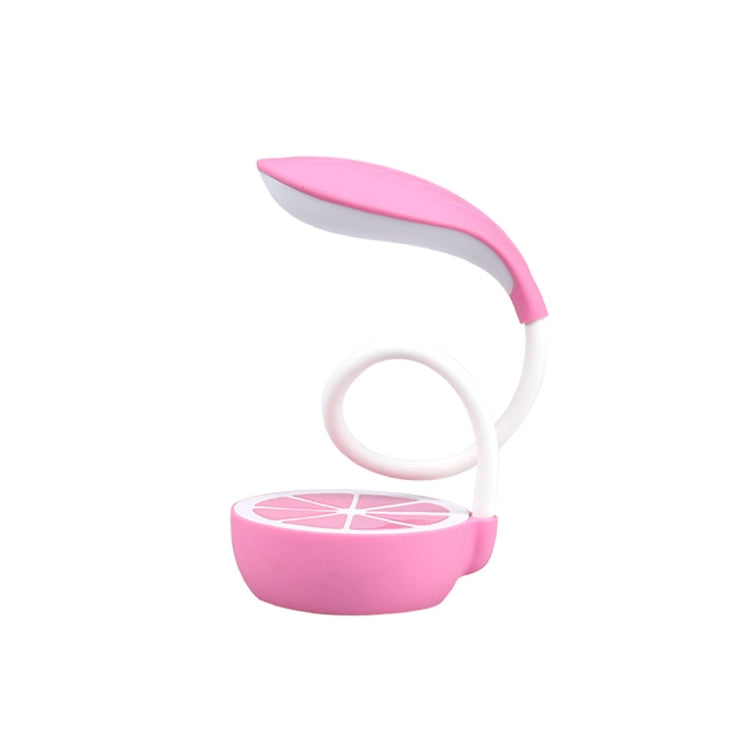 Sunshine D-001 LED Lemon Folded Desk Table Lamp , Novelty Portable Touch Stepless Dimming Eye-protection Rechargeable Night Light