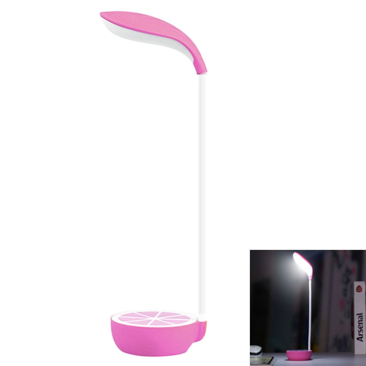 Sunshine D-001 LED Lemon Folded Desk Table Lamp , Novelty Portable Touch Stepless Dimming Eye-protection Rechargeable Night Light