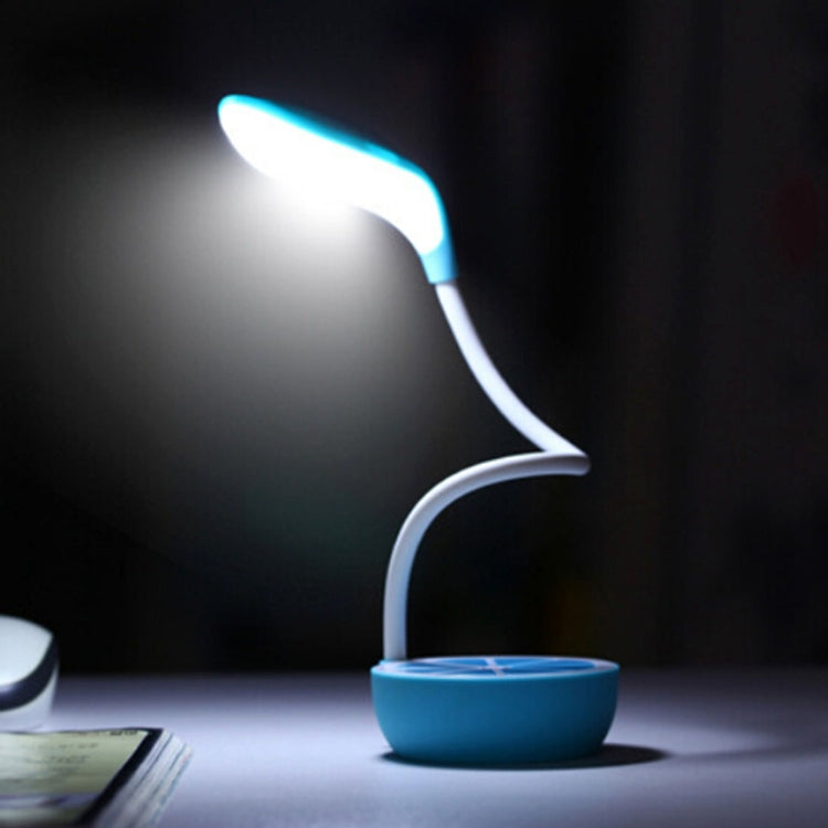 Sunshine D-001 LED Lemon Folded Desk Table Lamp , Novelty Portable Touch Stepless Dimming Eye-protection Rechargeable Night Light