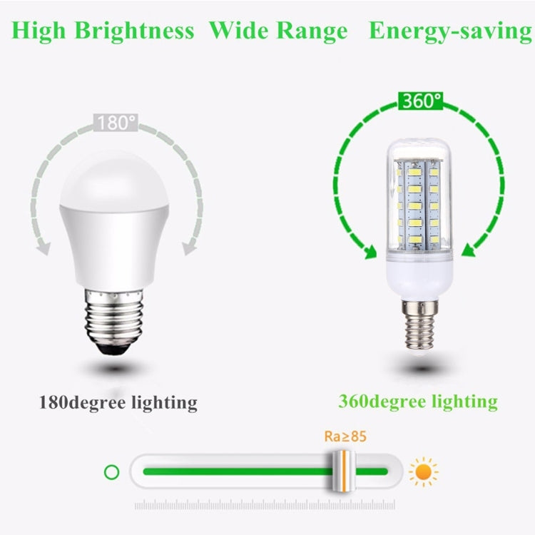 E14 3.5W 36 LEDs SMD 5730 LED Corn Light Bulb, AC 110-220V