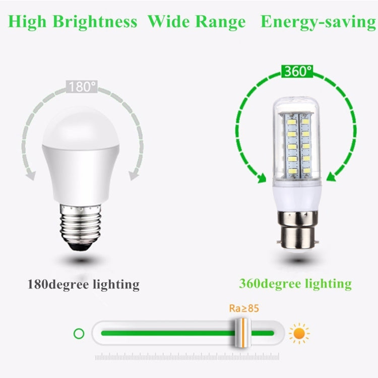 B22 3.5W 36 LEDs SMD 5730 LED Corn Light Bulb, AC 12-80V