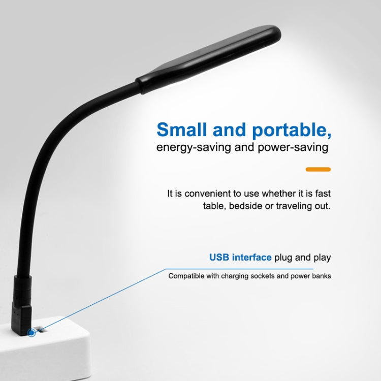 USB Portable Night Light LED Glare Eye Protection Computer Keyboard Desk Lamp