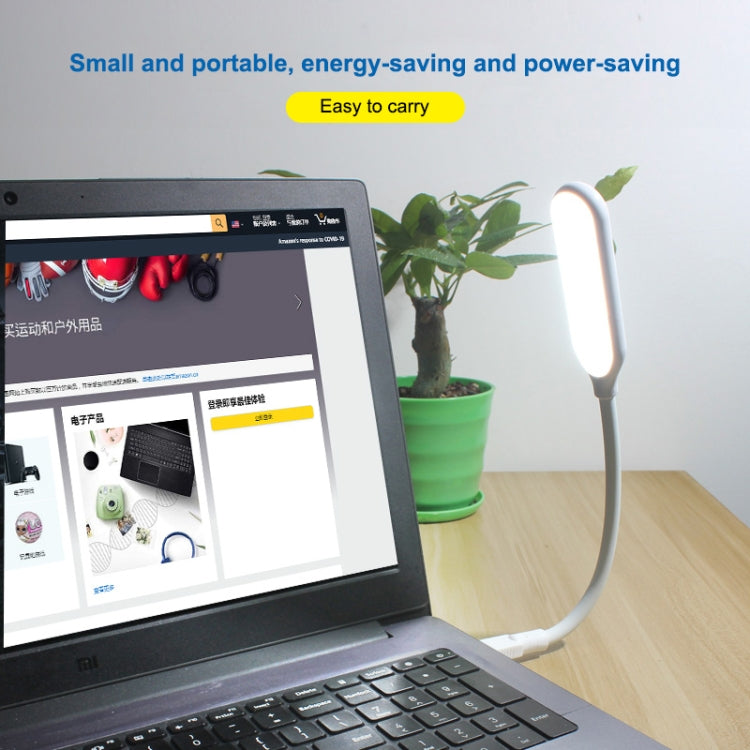 USB Portable Night Light LED Glare Eye Protection Computer Keyboard Desk Lamp