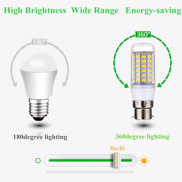 B22 5.5W 69 LEDs SMD 5730 LED Corn Light Bulb, AC 12-60V
