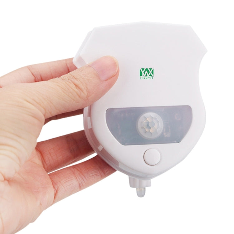 YWXLIGHT 1W 16-colors Human Body Motion Sensor LED Lamp, 1 LED 80 LM Home Toilet Bathroom Seat Night Light, DC 5V
