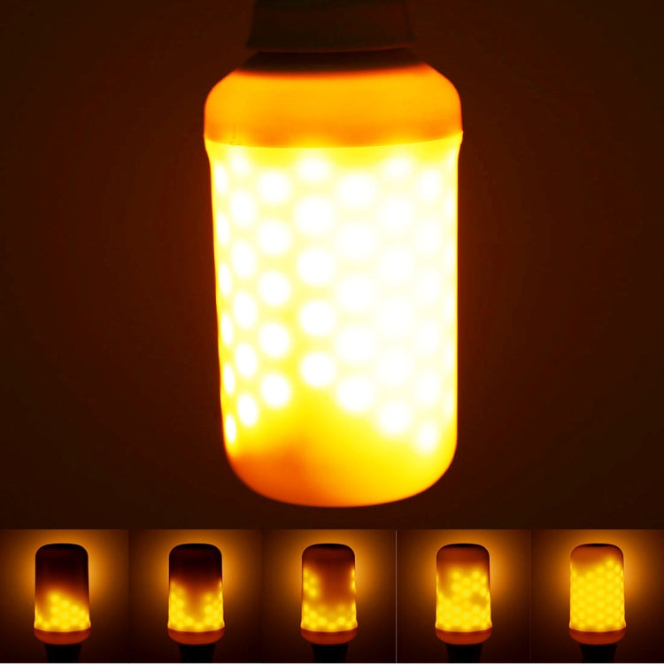 E27 4W Warm White LED Corn Light , 99 LEDs SMD 2835 146 LM 2 Modes Flicker Flame Bulb, AC 85-265V