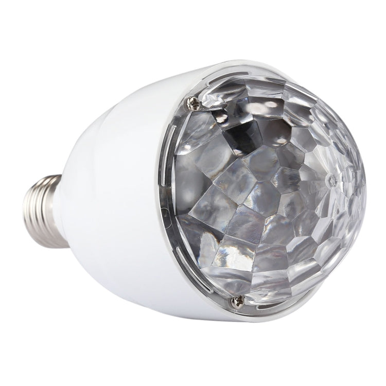 E27 RGBW Rotation LED Cloud Light Bulb , with 24-Keys Remote Controller, AC 100-240V