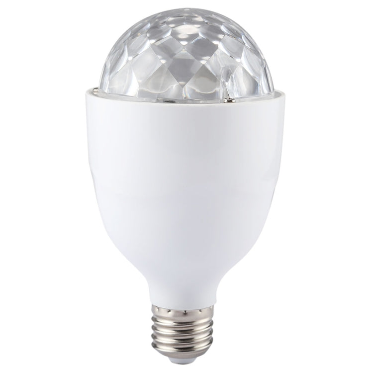 E27 RGBW Rotation LED Cloud Light Bulb , with 24-Keys Remote Controller, AC 100-240V