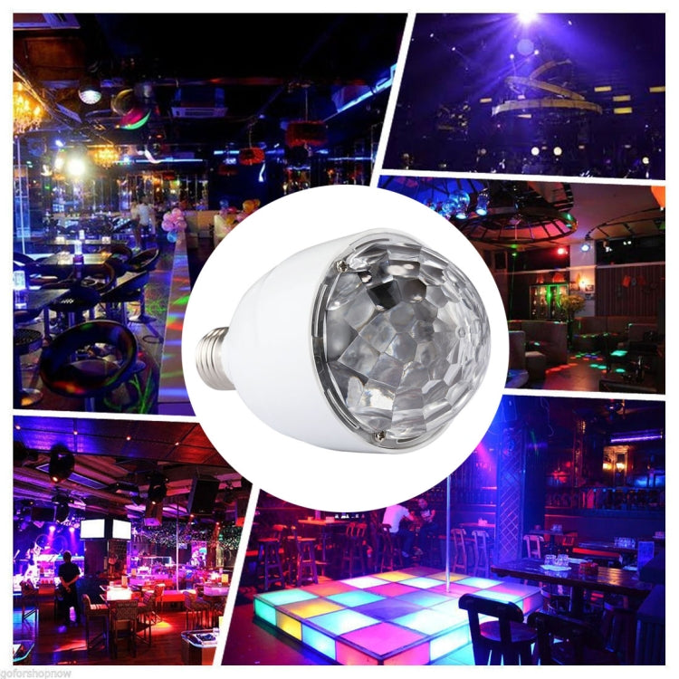 E27 RGBW Rotation LED Cloud Light Bulb , with 24-Keys Remote Controller, AC 100-240V