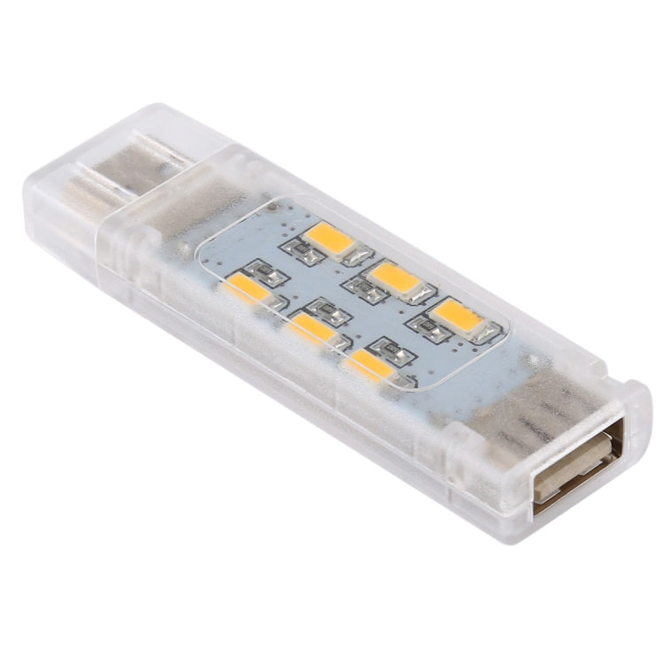 12 LEDs Double Sided Stackable USB Light