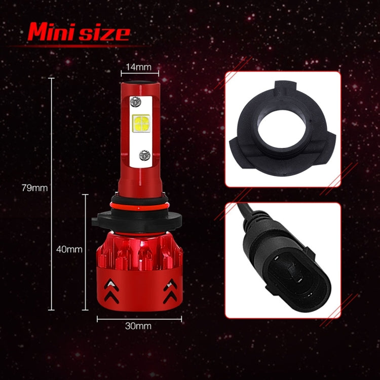 2 PCS Auto Car HB3/9005/H10 25W 2500LM 6000K Pure White CREE-XHP50 LED Headlight Bulbs Conversion Kit, DC 9-36V