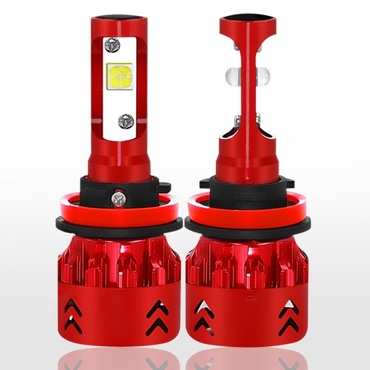 2 PCS Auto Car H8/H9/H11 25W 2500LM 6000K Pure White CREE-XHP50 LED Headlight Bulbs Conversion Kit, DC 9-36V