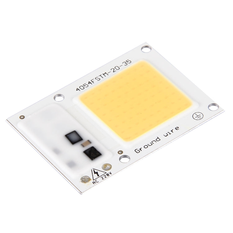 2 PCS 20W 2800-6000K High Power Brightness COB Chips LED Light Beads, AC 220V