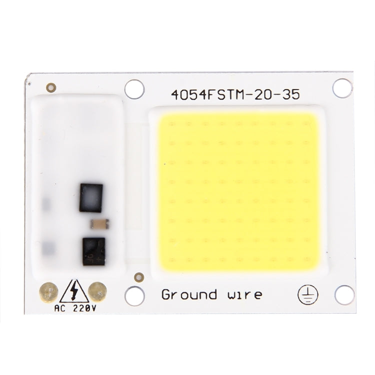 2 PCS 30W 2800-6000K High Power Brightness COB Chips LED Light Beads, AC 220V