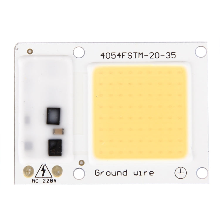 2 PCS 30W 2800-6000K High Power Brightness COB Chips LED Light Beads, AC 220V