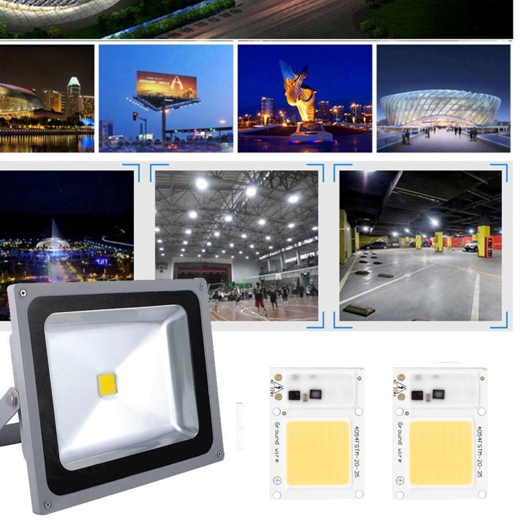2 PCS 30W 2800-6000K High Power Brightness COB Chips LED Light Beads, AC 220V