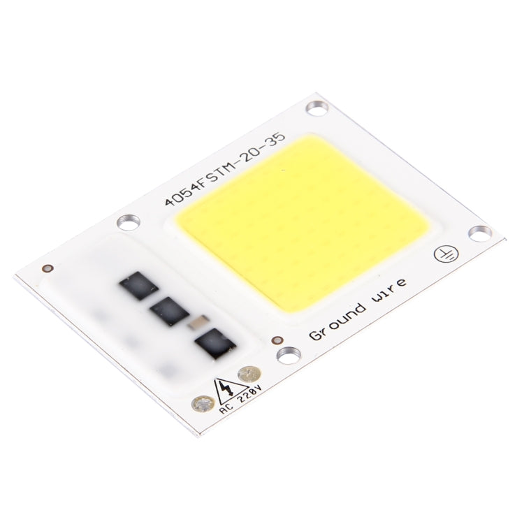 2 PCS 50W 2800-6000K High Power Brightness COB Chips LED Light Beads, AC 220V