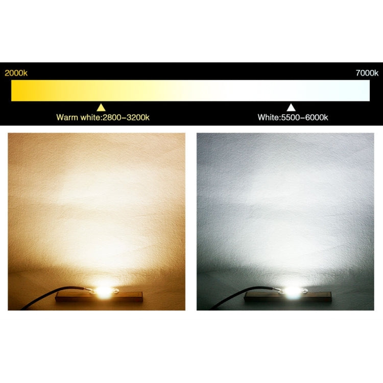 2 PCS 100W 2800-6000K High Power Brightness COB Chips LED Light Beads, AC 220V