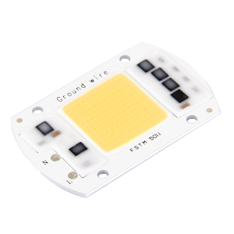 2 PCS 100W 2800-6000K High Power Brightness COB Chips LED Light Beads, AC 220V