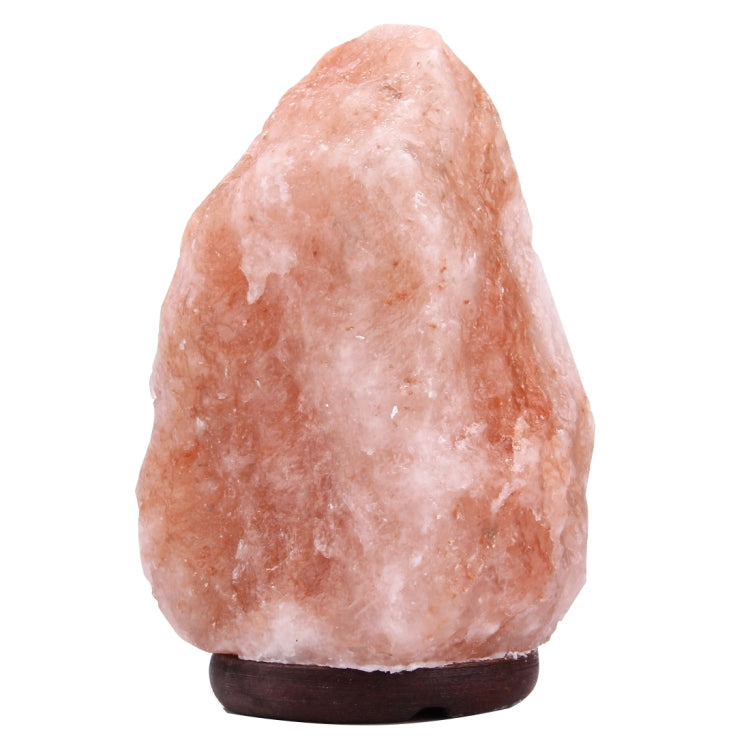 E12 Large Dimmable Himalayan Salt Lamp , Crystal Rock Healthy Table Desk Lamp Night Light with Wood Base & Bulb & Switch, Large Size Weight 3-5KG, AC 110V, US Plug