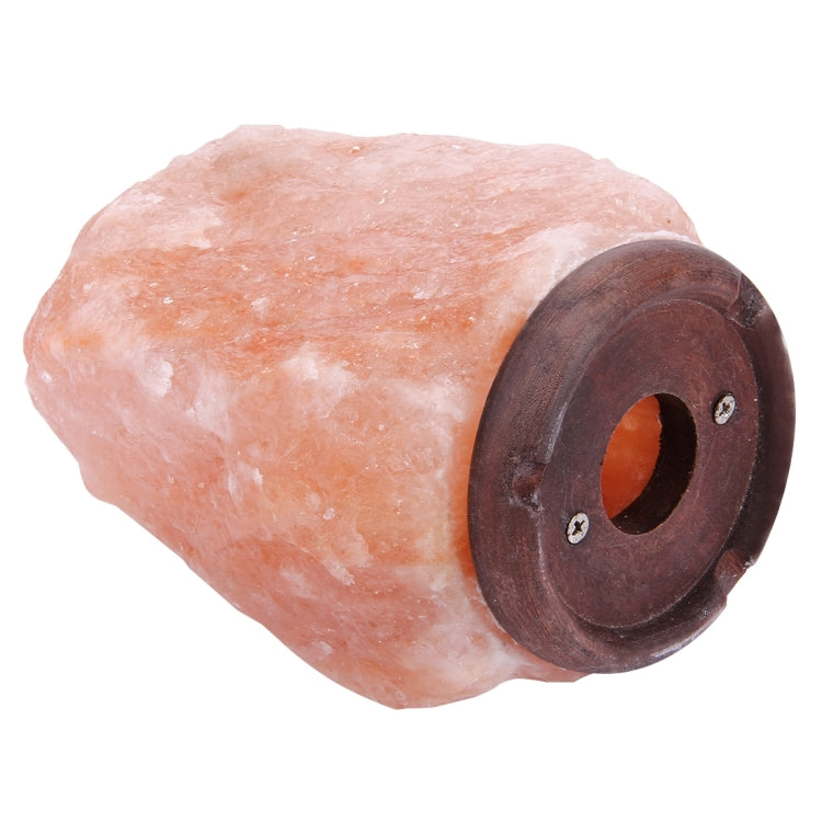 E12 Large Dimmable Himalayan Salt Lamp , Crystal Rock Healthy Table Desk Lamp Night Light with Wood Base & Bulb & Switch, Large Size Weight 3-5KG, AC 110V, US Plug