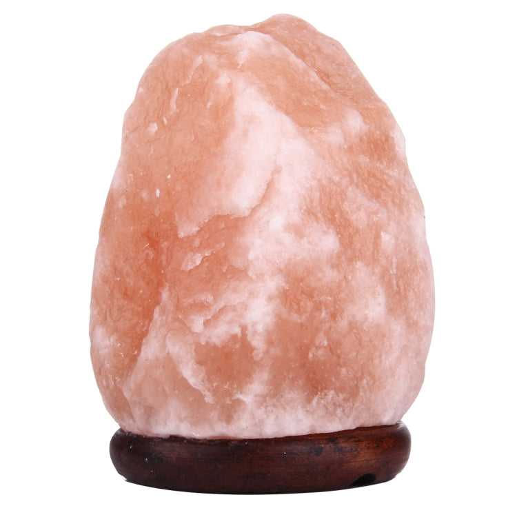 E14 Small Dimmable Himalayan Salt Lamp , Crystal Rock Healthy Table Desk Lamp Night Light with Wood Base & Bulb & Switch, Small Size Weight 1-2KG, AC 220V