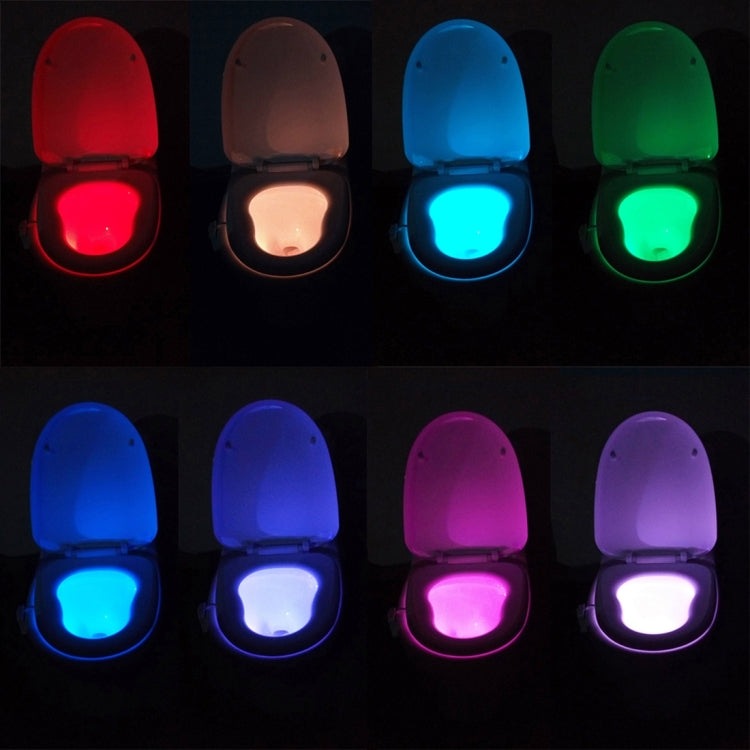 YouOKLight YK2248 8-color Human Body Motion Dection Sensor LED Light, Home Toilet Bathroom Seat Night Light with UV Sterilization Features