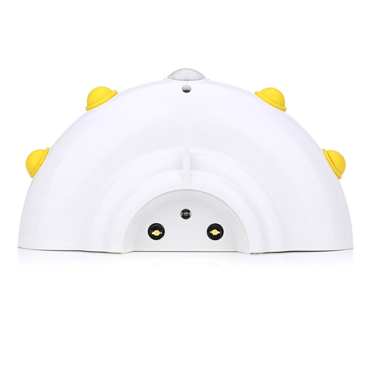 YouOKLight YK2231 White Light Flying Saucer UFO Shaped LED Night Light , 5 LEDs USB Charging Motion Sensor Lamp for Kids Nursery Bedroom, DC 5V