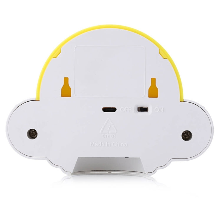 YouOKLight YK2231 White Light Flying Saucer UFO Shaped LED Night Light , 5 LEDs USB Charging Motion Sensor Lamp for Kids Nursery Bedroom, DC 5V