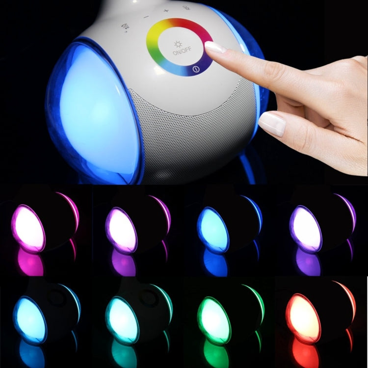 YouOKLight YK2234 5W RGB Color Changeable LED Table Lamp , 34 LEDs USB Charging Multi-function Eye-protection Touch Control 3 Dimmable Levels Night Light, DC 5V 1A(White)