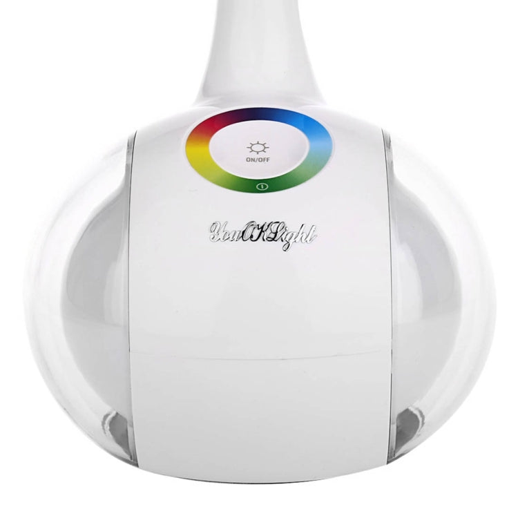 YouOKLight YK2234 5W RGB Color Changeable LED Table Lamp , 34 LEDs USB Charging Multi-function Eye-protection Touch Control 3 Dimmable Levels Night Light, DC 5V 1A(White)