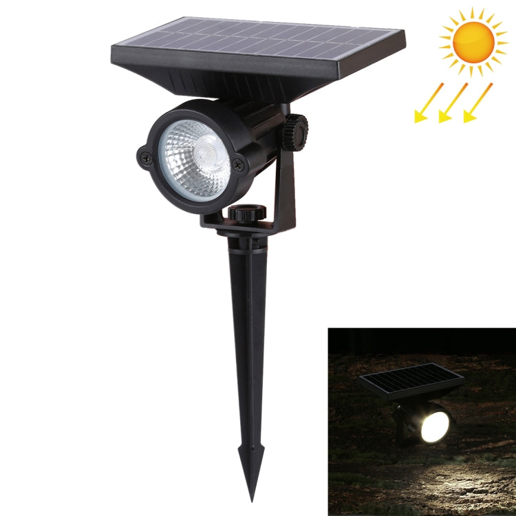 5W LED Solar Powered Lawn Spotlight IP65 Waterproof Outdoor Garden Landscape Lamp