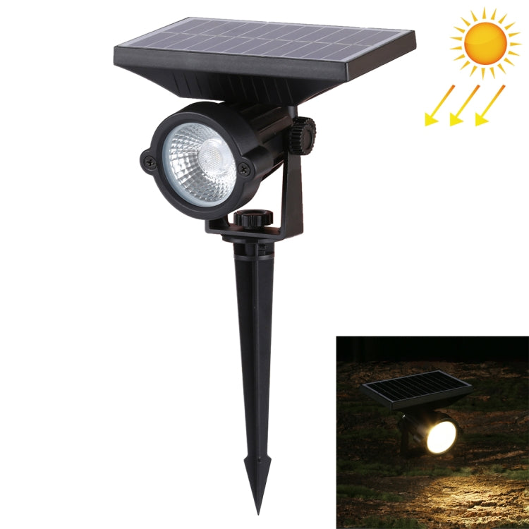 5W LED Solar Powered Lawn Spotlight IP65 Waterproof Outdoor Garden Landscape Lamp