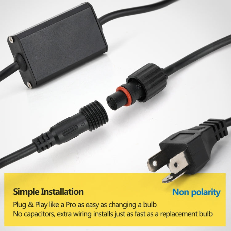 2 PCS H4 HB2 9003 Hi/Lo Car Lamp Replacement LED Headlight Bulbs Conversion Kit, Cool White 6000K 2000LM 22W