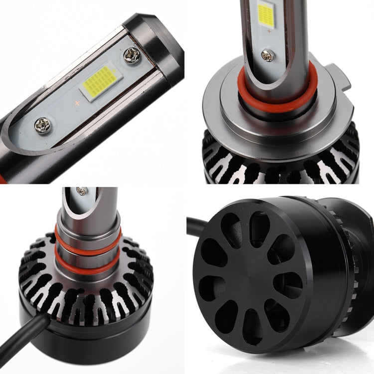 2 PCS H7 Car Lamp Replacement LED Headlight Bulbs Conversion Kit, White 6000K 2000LM 22W