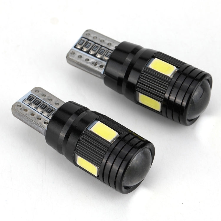 2 PCS LED Light Bulb 6000K White Super Bright 168 2825 W5W T10 Decoder Replacement, For Car Dome Map Side Marker Door Courtesy License Plate Lights