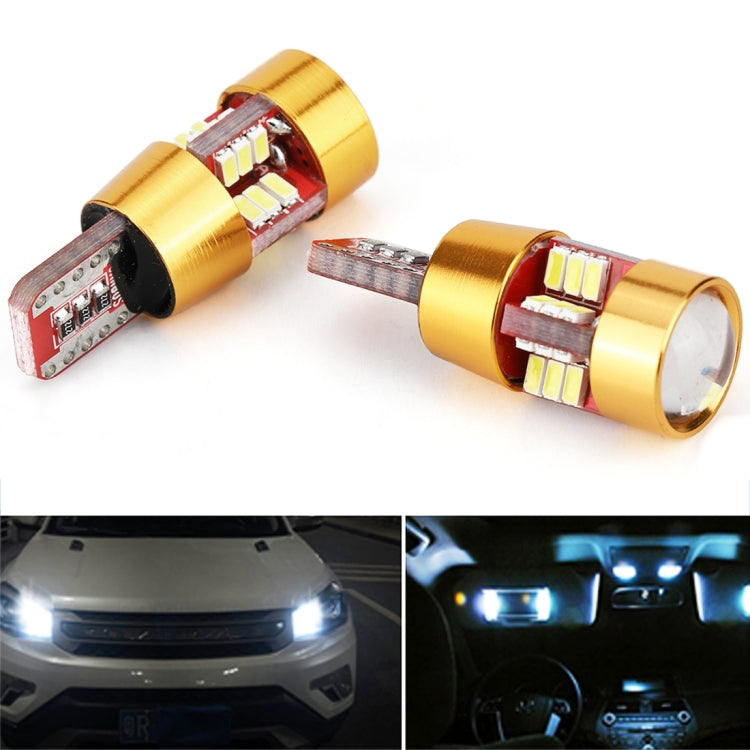 2 PCS LED Light Bulb 6000K White Super Bright 168 2825 W5W T10 Decoder Replacement, For Car Dome Map Side Marker Door Courtesy License Plate Lights