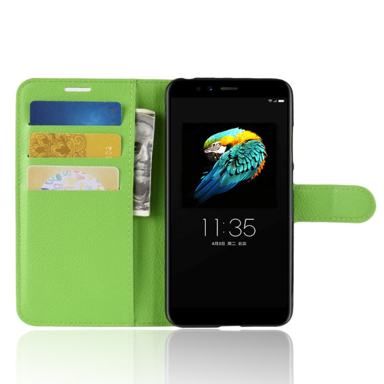 For Lenovo S5 Litchi Texture Horizontal Flip Leather Case with Holder & Card Slots & Wallet