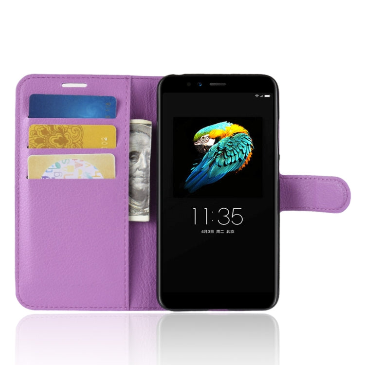 For Lenovo S5 Litchi Texture Horizontal Flip Leather Case with Holder & Card Slots & Wallet