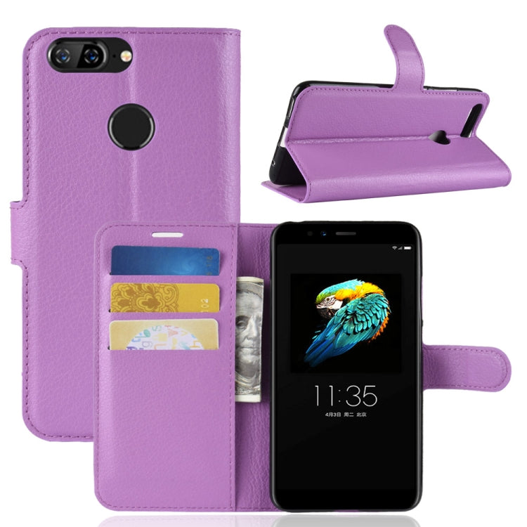 For Lenovo S5 Litchi Texture Horizontal Flip Leather Case with Holder & Card Slots & Wallet